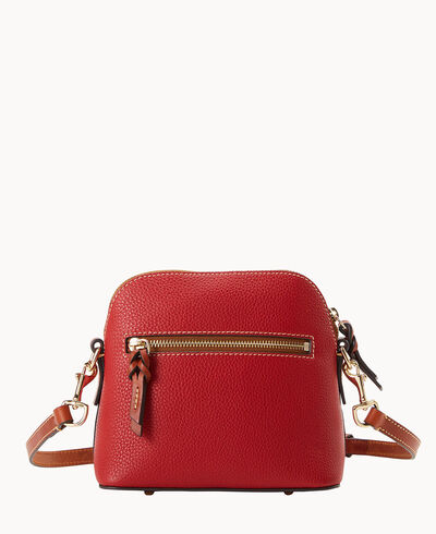 Pebble Grain Domed Crossbody