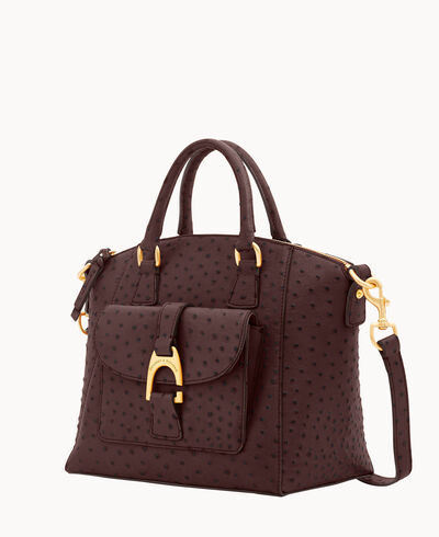 Ostrich Naomi Satchel