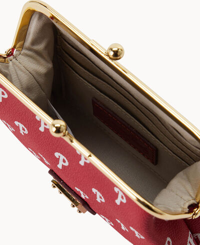 MLB Phillies Large Framed Purse