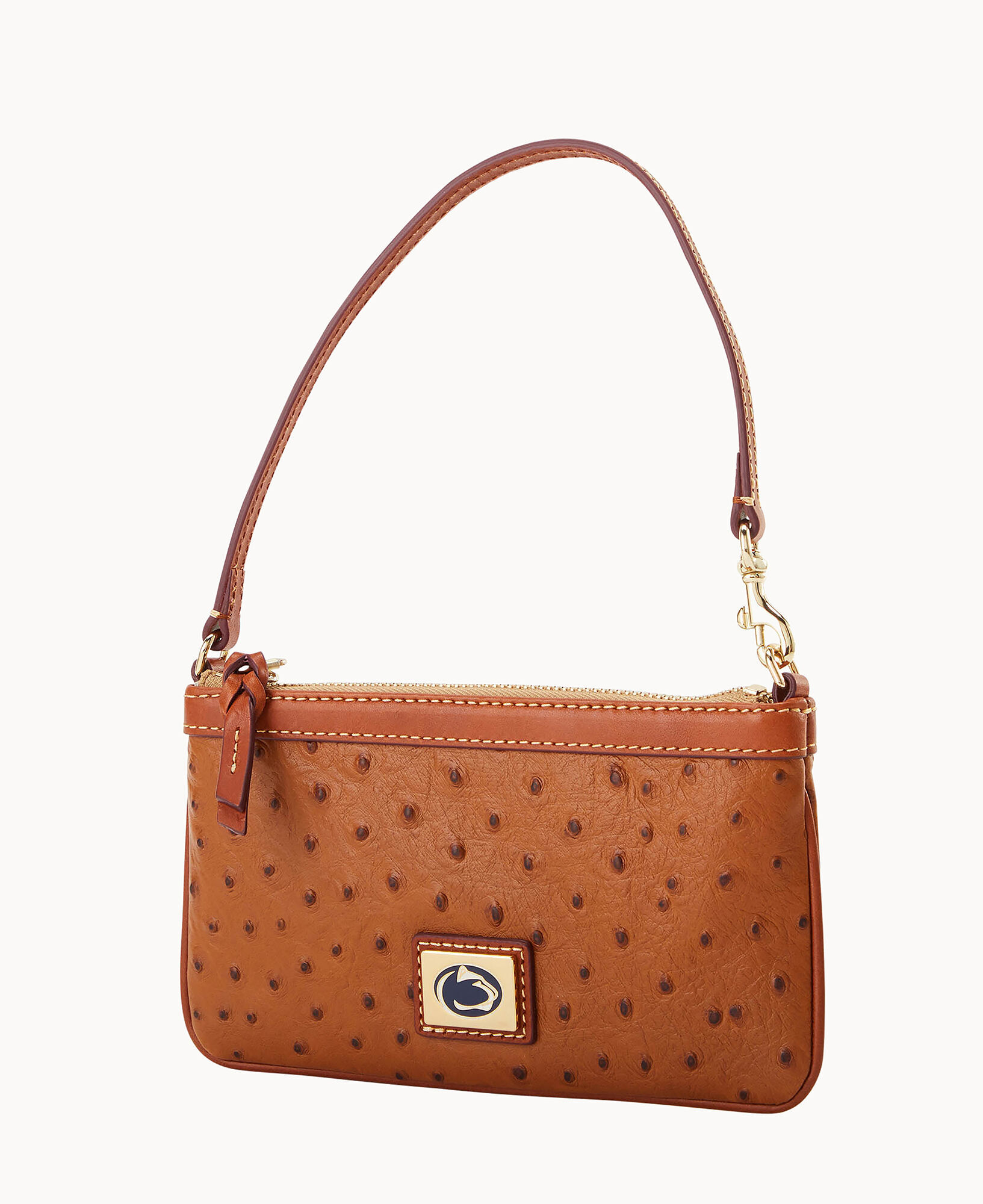 Dooney Bourke Women s Collegiate Penn State Large Slim Wristlet in Caramel