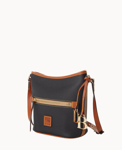 Pebble Grain Small Zip Sac