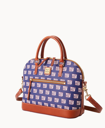 NFL NY Giants Domed Zip Satchel