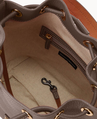 Lucca Leather Small Drawstring