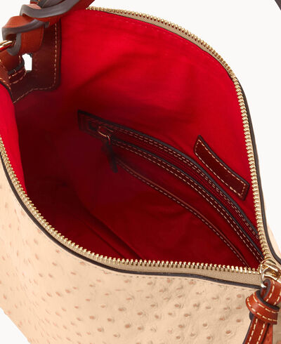 Ostrich Twist Strap Hobo