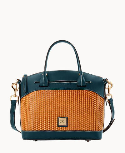 Beacon Woven Domed Satchel