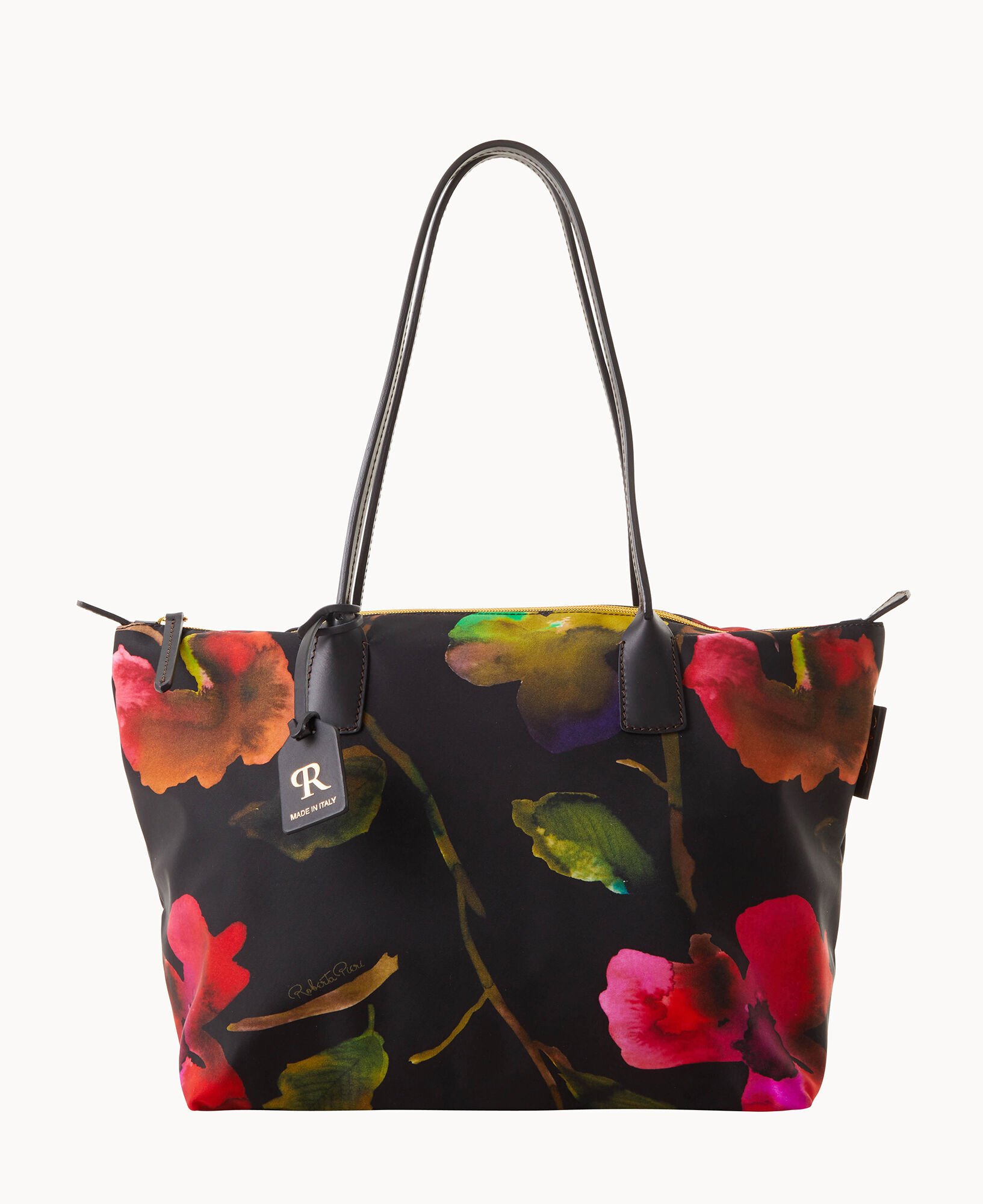 Dooney Bourke Roberta Pieri Flower Classic Large Robertina Tote