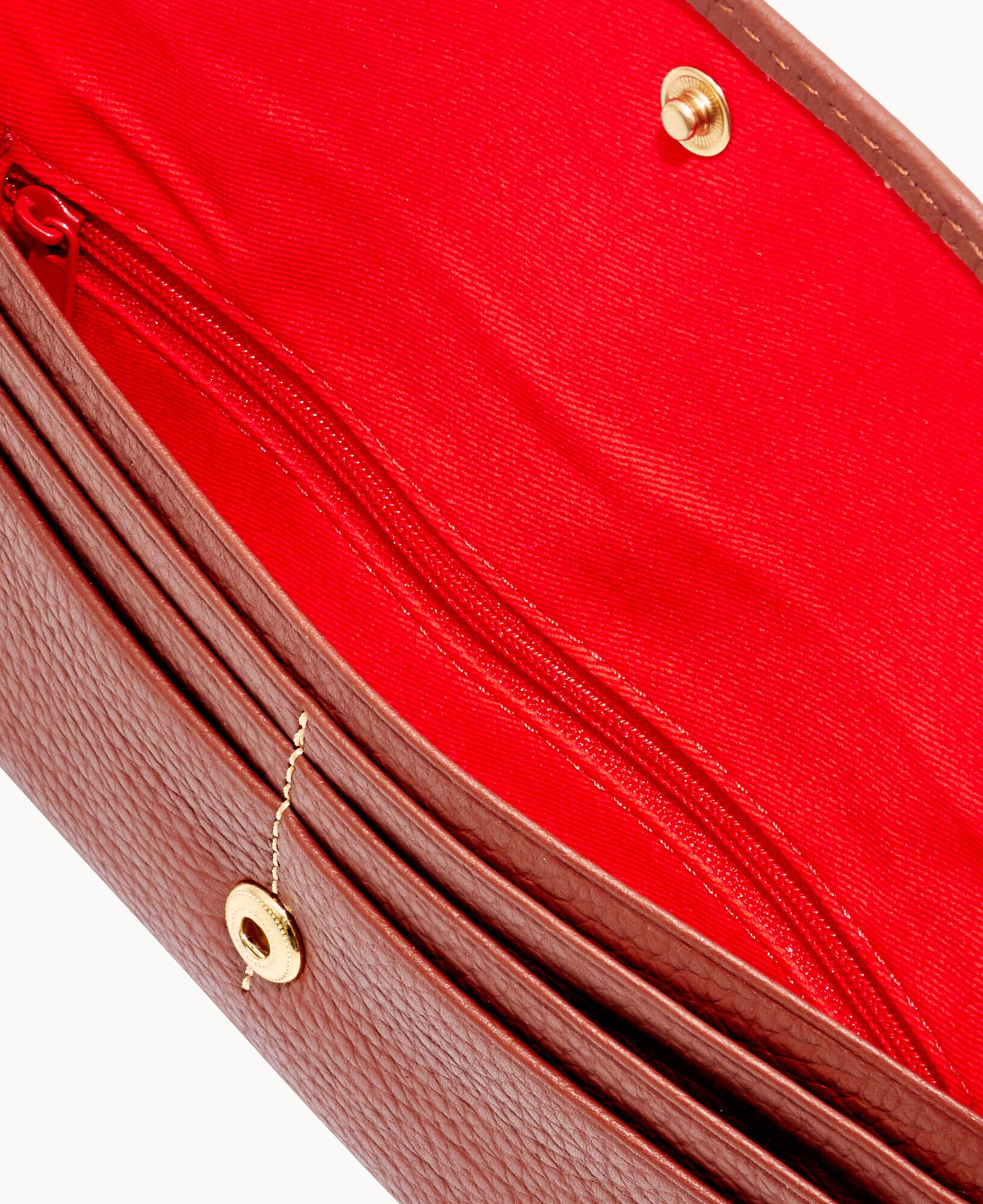Dooney Bourke Pebble Grain Slim Continental Clutch