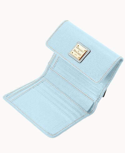 Saffiano Small Flap Wallet