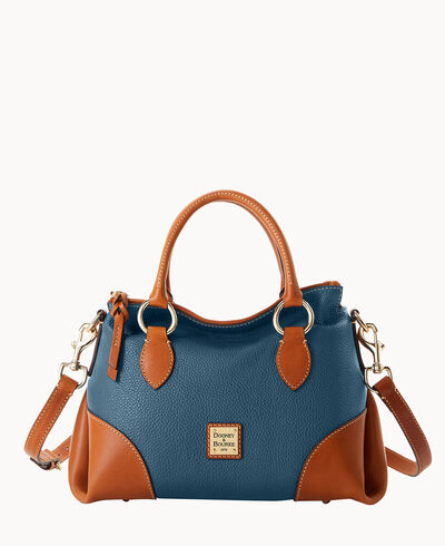 Pebble with Florentine Trim Satchel 30