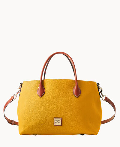 Pebble Grain Large Handle Tote
