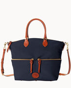 Nylon Large Pocket Satchel