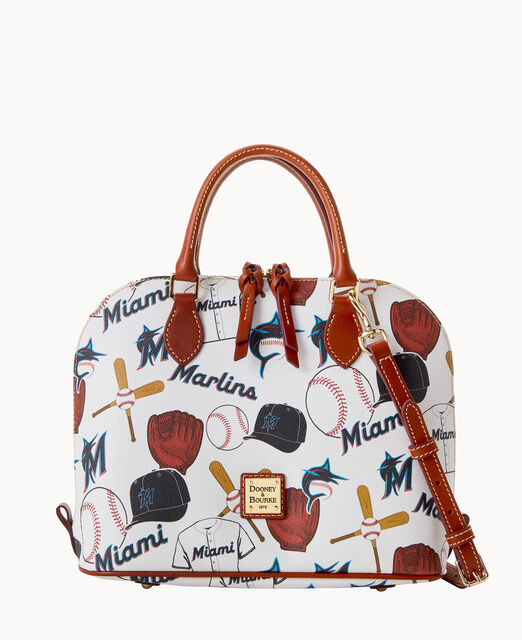 MLB Marlins Zip Zip Satchel