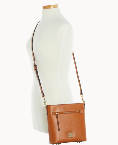 Saffiano Zip Crossbody