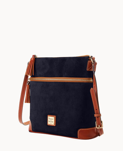 Suede Tassel Crossbody