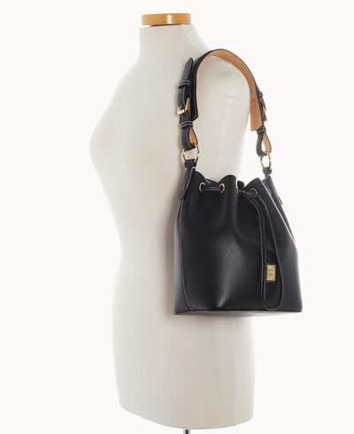 Lucca Leather Small Drawstring