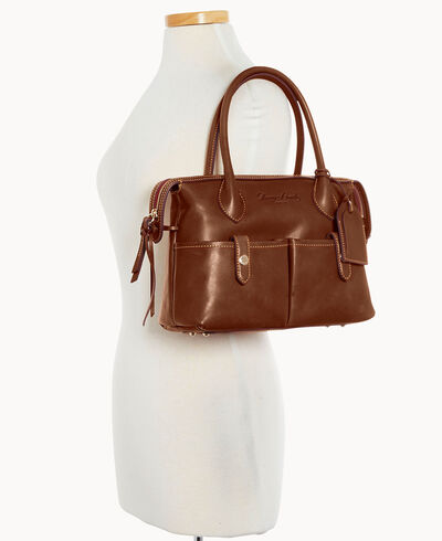 Florentine Small East West Satchel