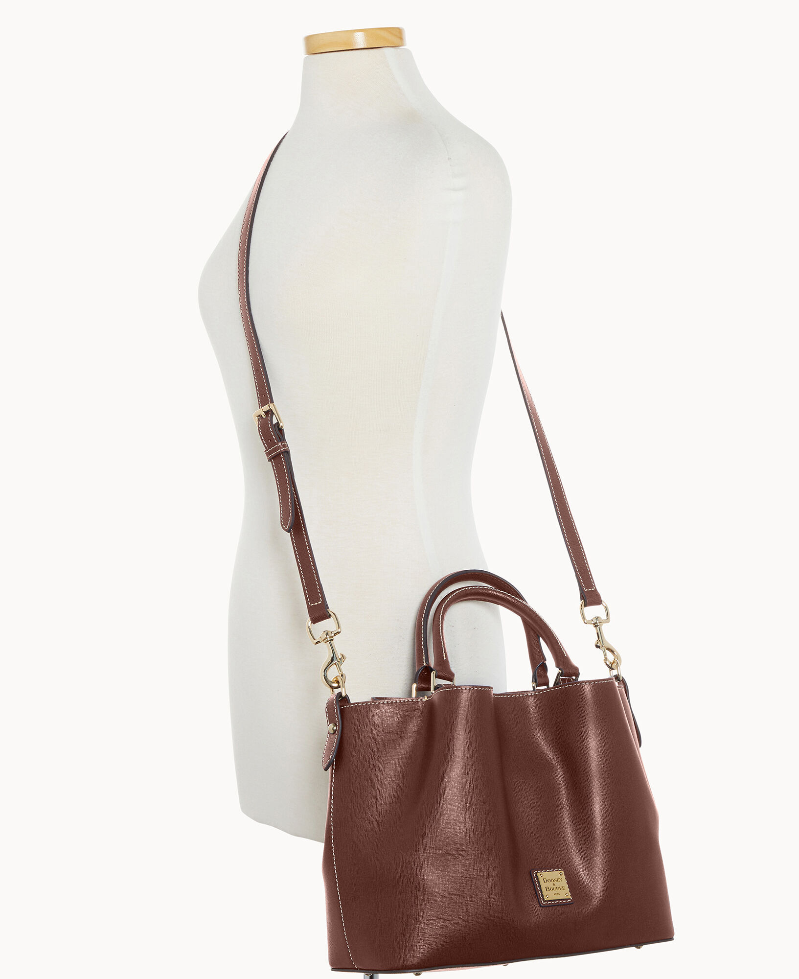 Dooney & Bourke Handbag, Saffiano Barlow Satchel