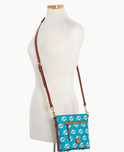 NFL Dolphins Small Zip Crossbody