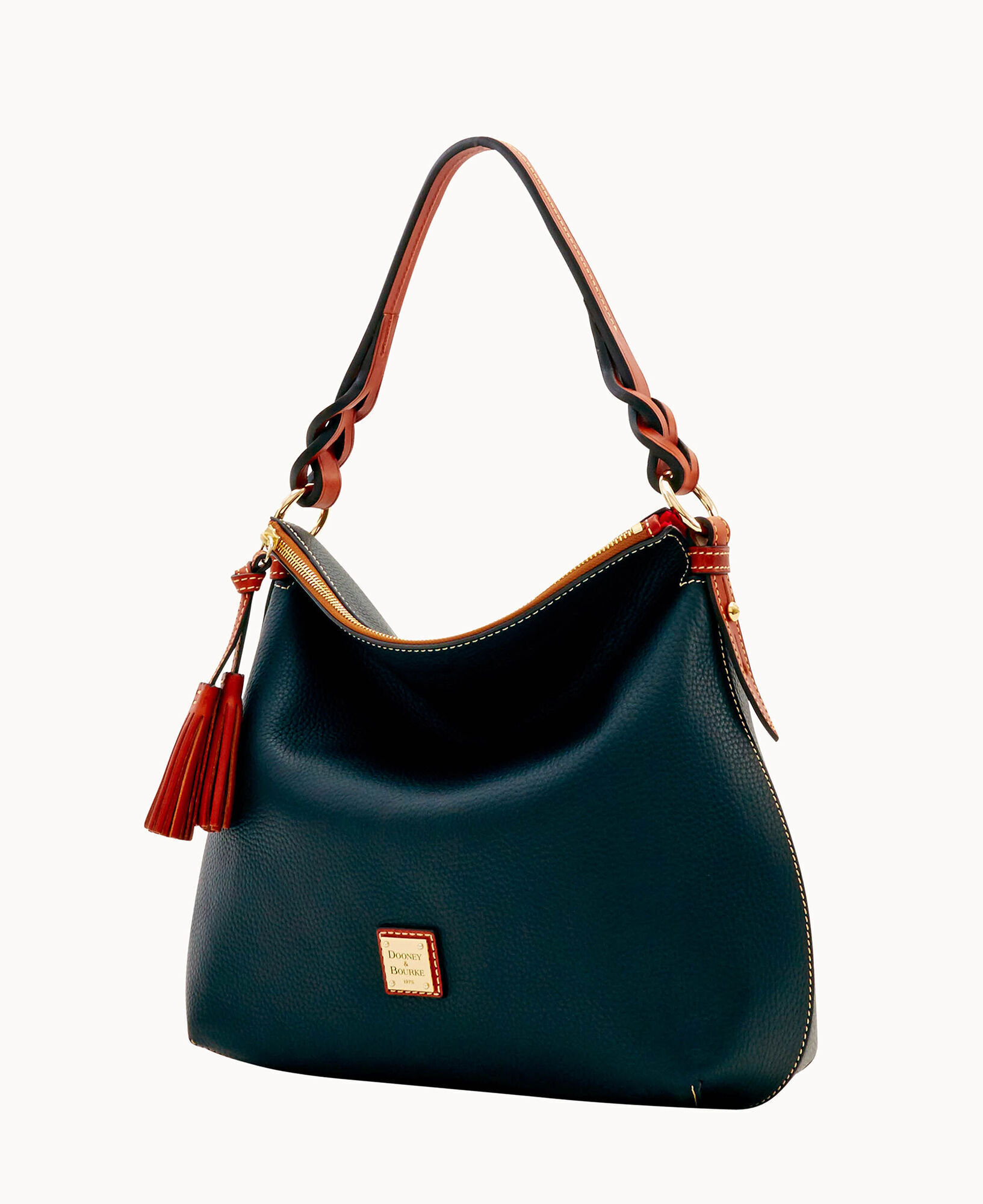 Dooney Bourke Pebble Grain Twist Strap Hobo