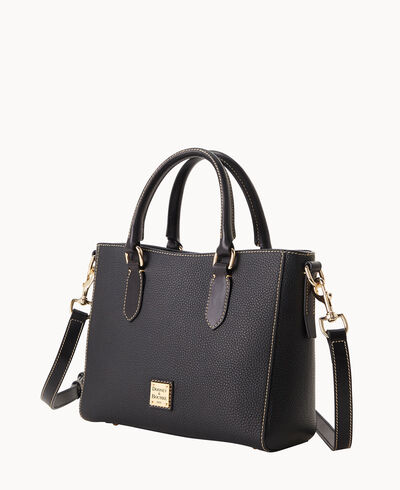 Pebble Grain Top Handle Tote