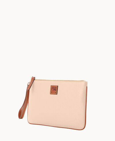 Pebble Grain Large Wristlet