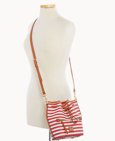 Sullivan Coated Cotton Small Drawstring Crossbody