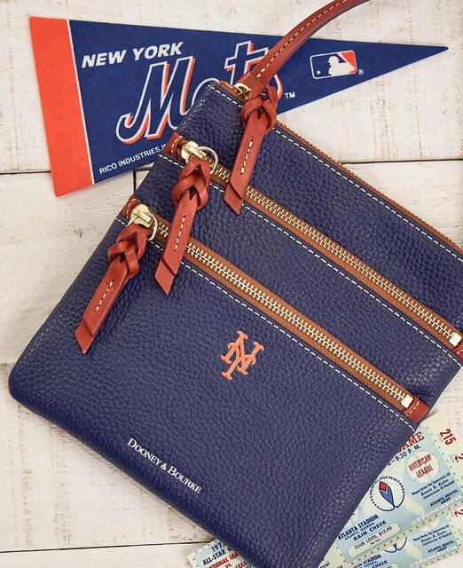 MLB Mets N S Triple Zip Crossbody
