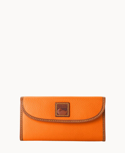 Pebble Grain Continental Clutch