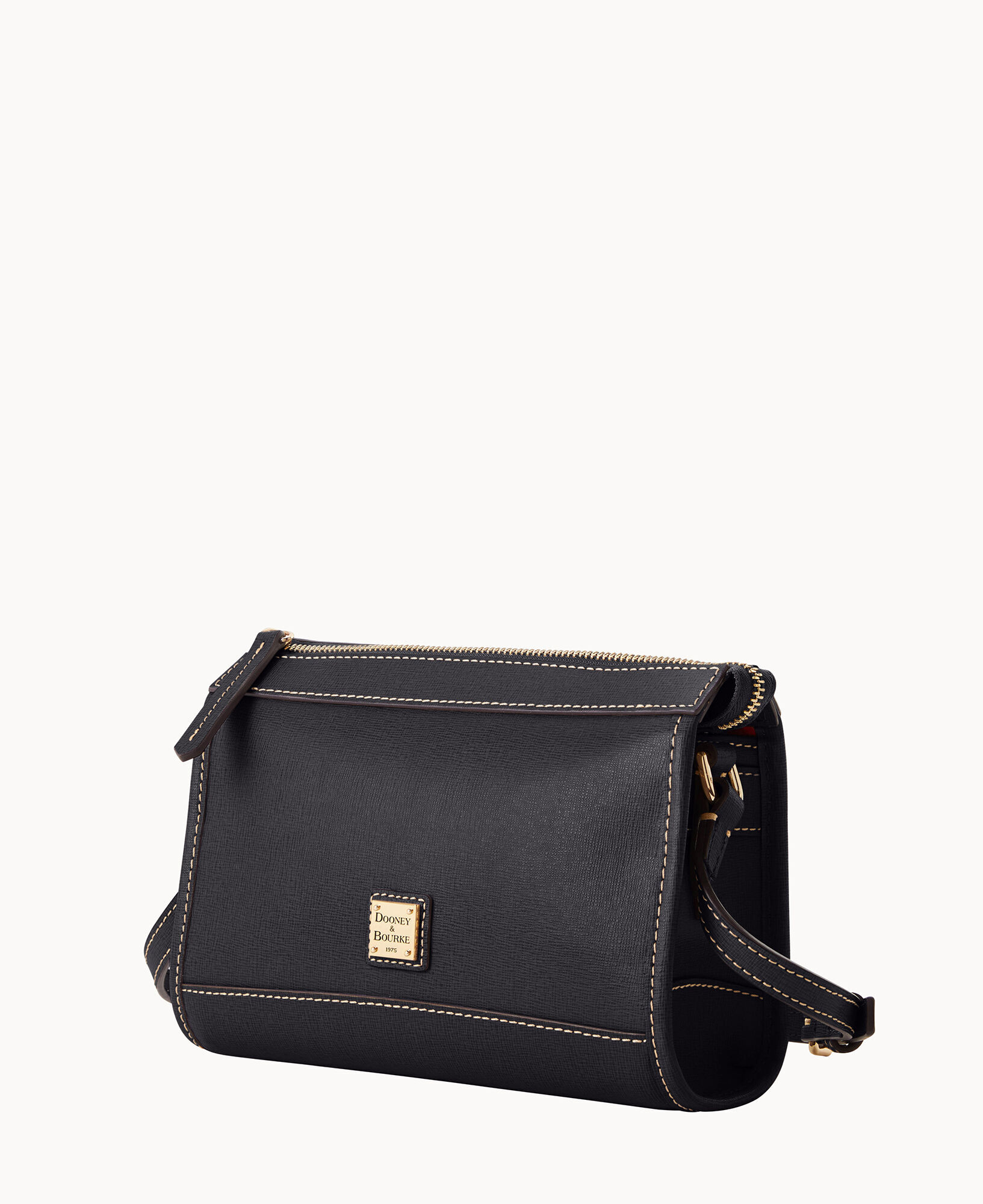 Saffiano Zip Crossbody
