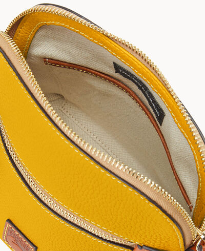 Pebble Grain Domed Crossbody