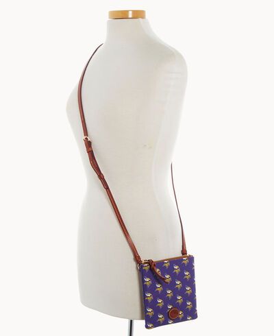 NFL Vikings Small North South Top Zip Crossbody
