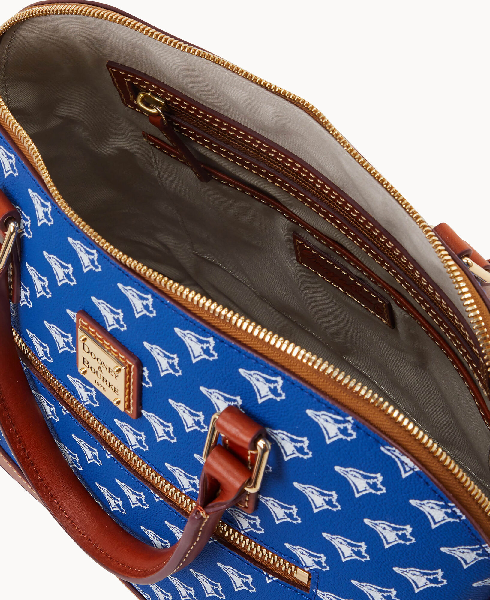 Toronto Blue Jays Dooney & Bourke Game Day Triple Zip Crossbody Purse