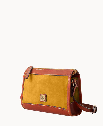 Suede Zip Crossbody