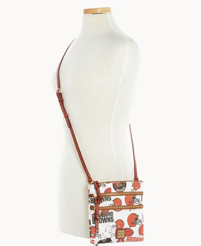 NFL Browns North South Triple Zip Crossbody