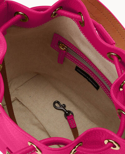 Lucca Leather Small Drawstring