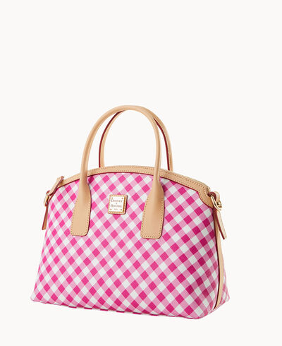 Gingham II Domed Satchel