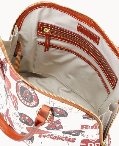 NFL Buccaneers Zip Zip Satchel