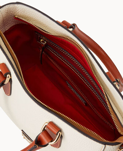 Pebble Grain Top Handle Tote