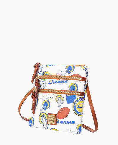 NFL Rams N S Triple Zip Crossbody