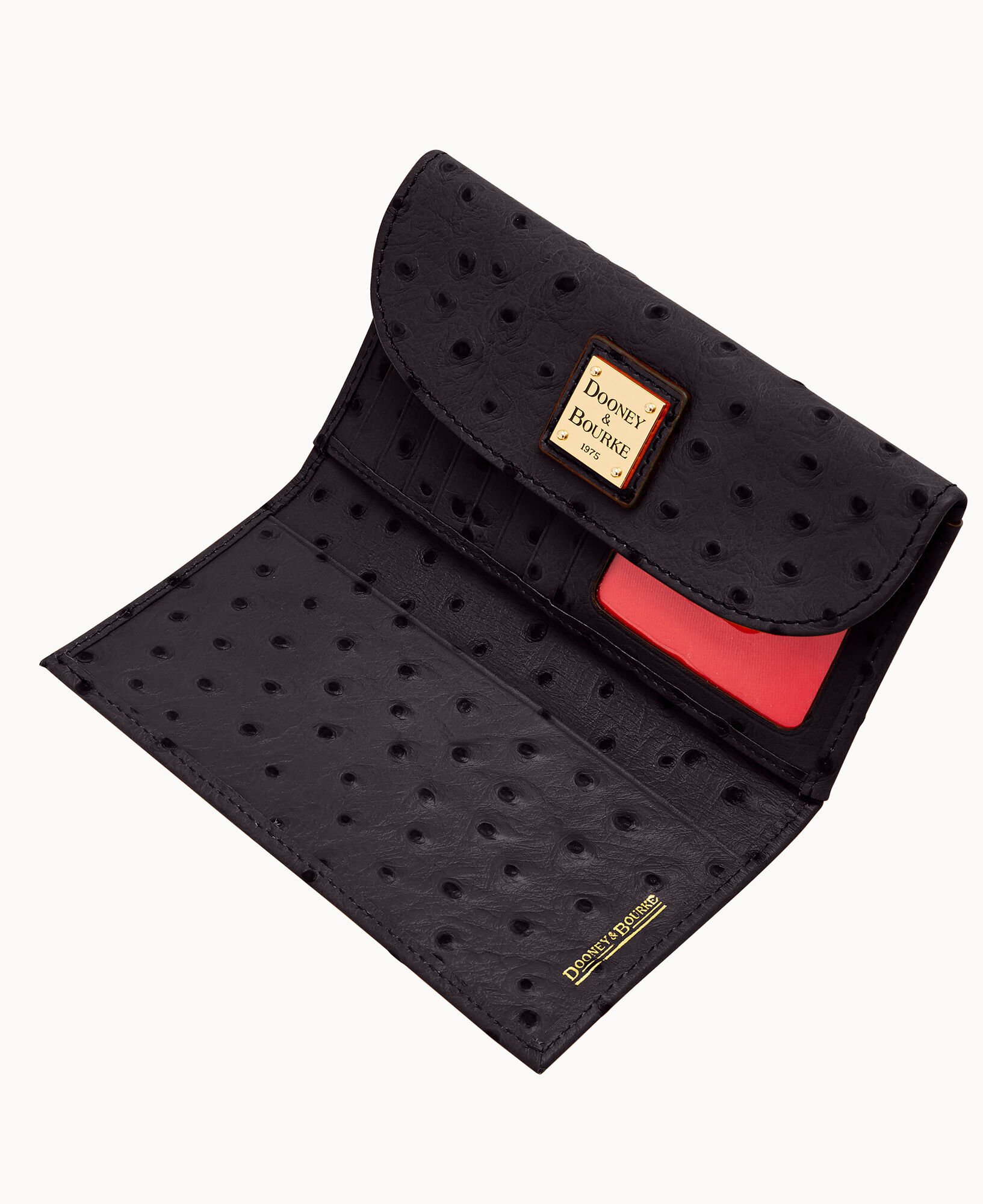 Dooney Bourke Ostrich Continental Clutch