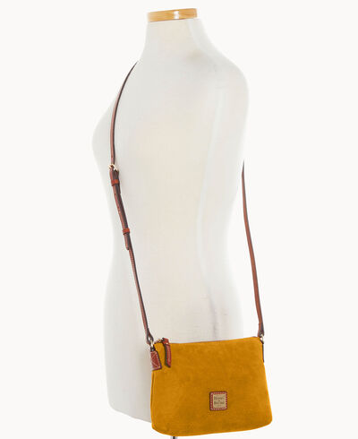 Suede Crossbody Pouchette