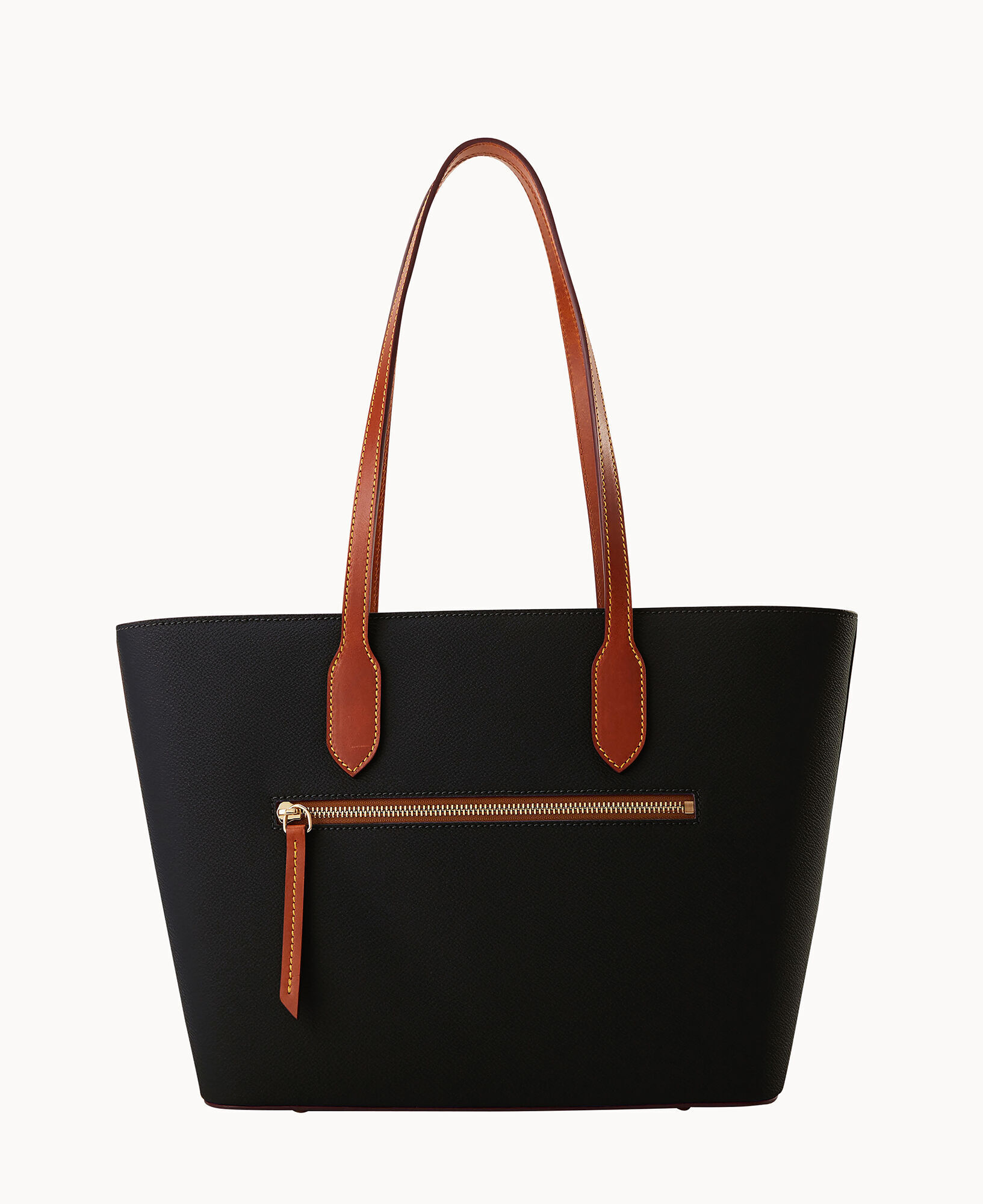 Dooney Bourke Women s Kirby Coated Cotton Tote Shopping Bag in Black