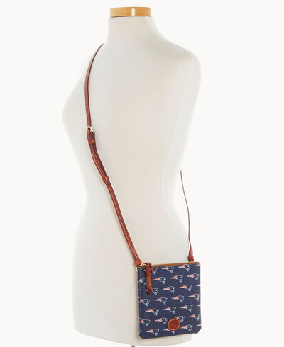 NFL Patriots Small North South Top Zip Crossbody