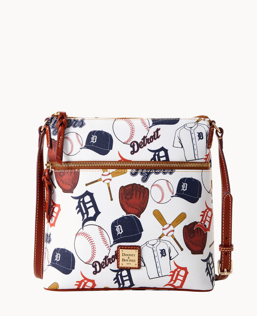 Dooney & Bourke Orange Navy Stripe Detroit Tigers Nylon