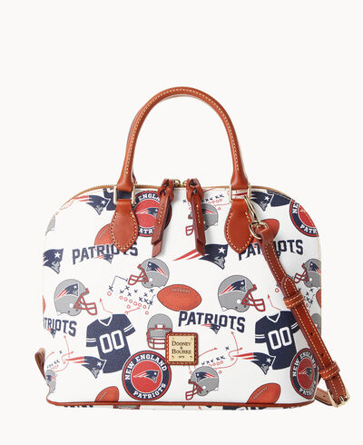 NFL Patriots Zip Zip Satchel