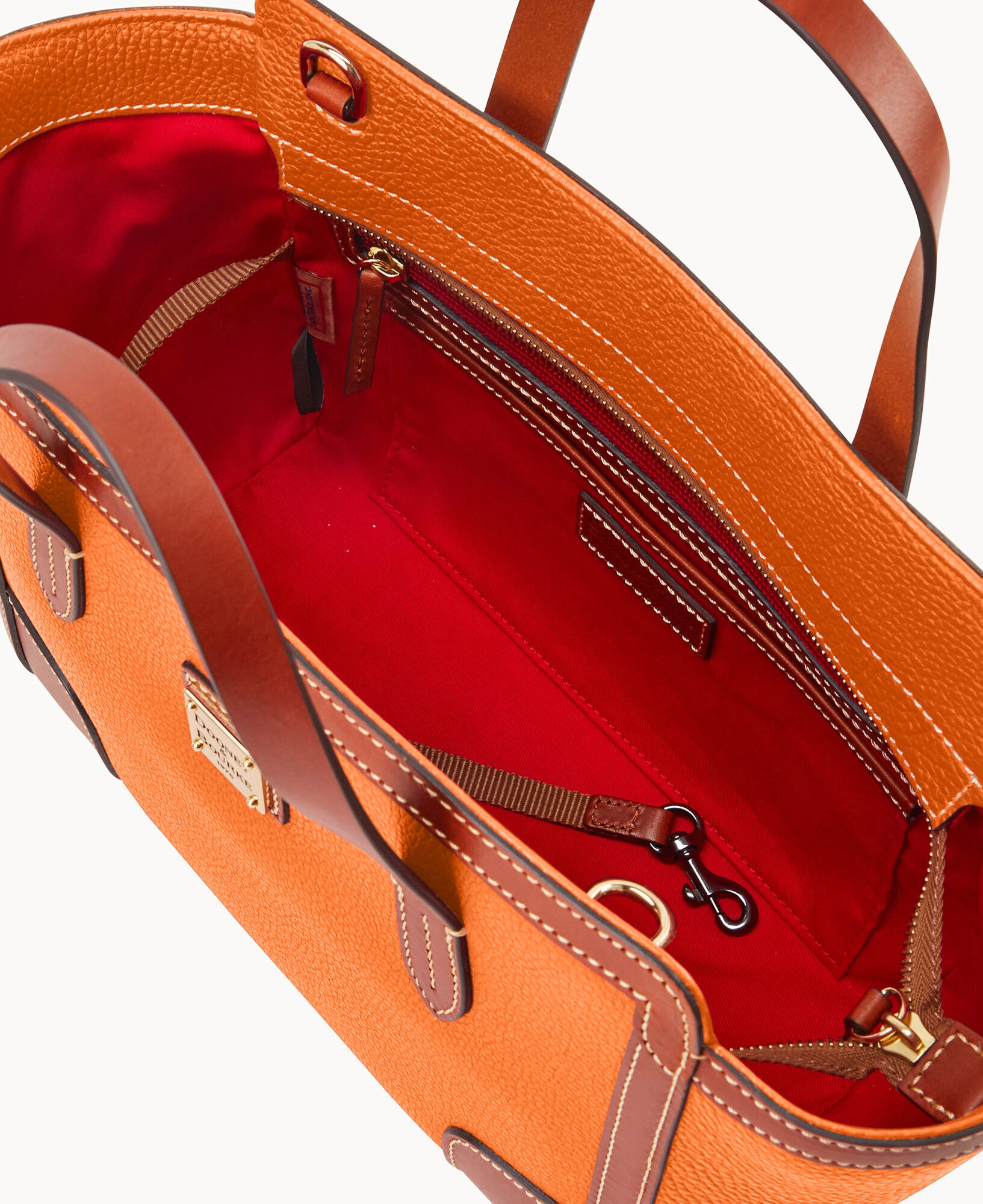  Dooney & Bourke Handbag, Pebble Grain Shopper Tote - Bark :  Clothing, Shoes & Jewelry