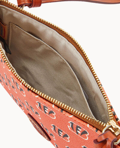 NFL Bengals Top Zip Crossbody