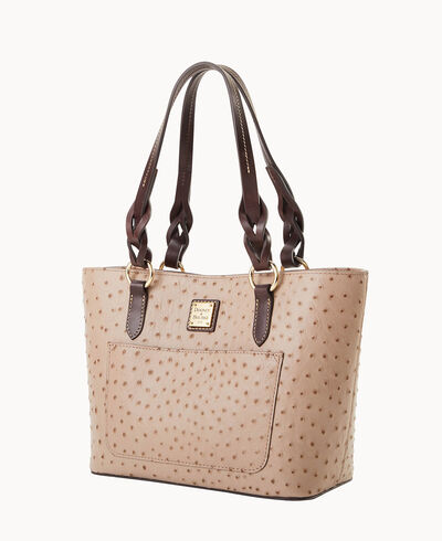 Ostrich Small Gretchen Tote