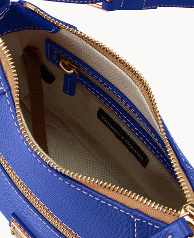 Lucca Leather Front Zip Crossbody