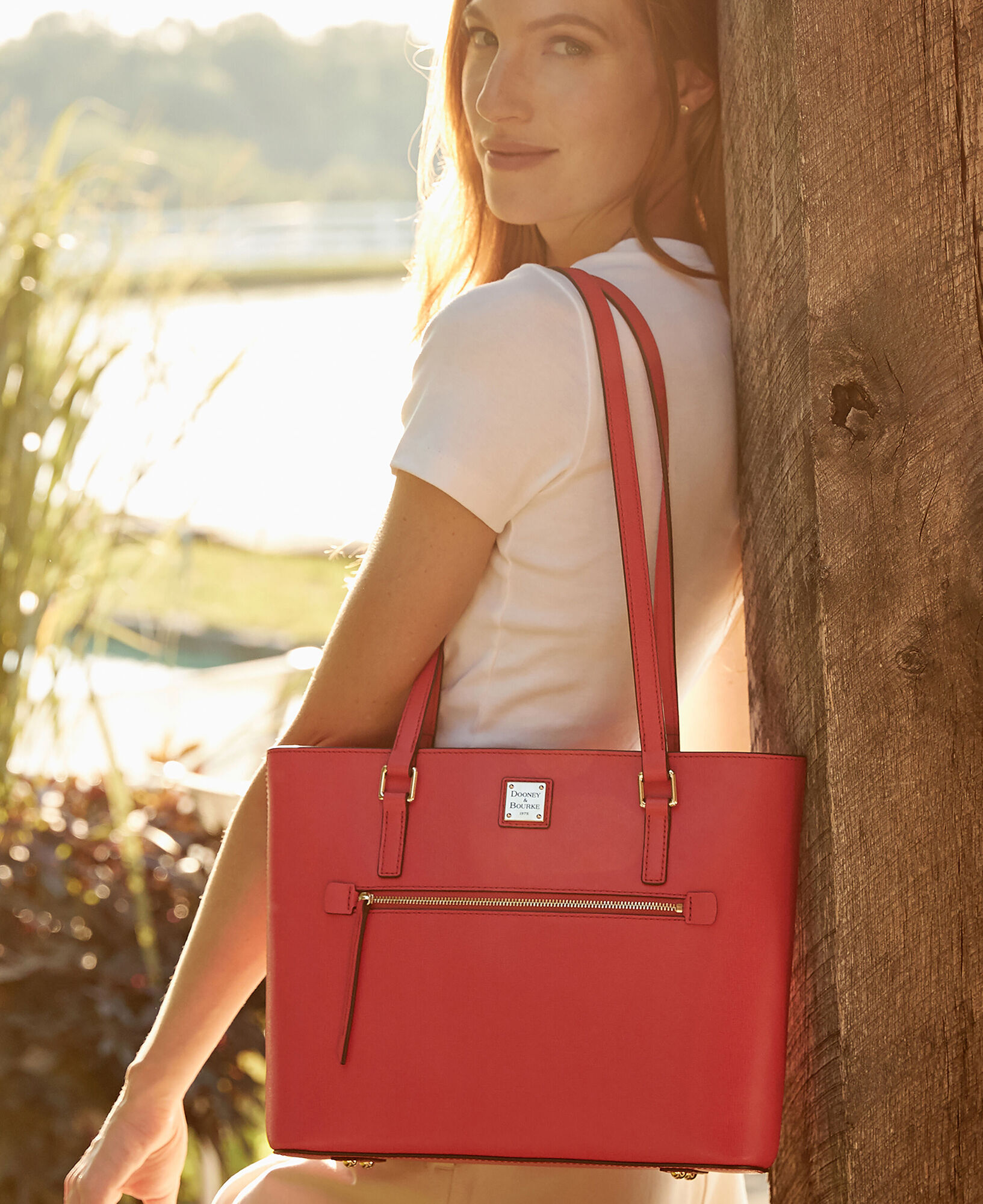Dooney & bourke saffiano large shopper 2025